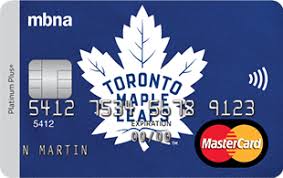 Toronto Maple Leafs  MBNA Rewards Mastercard